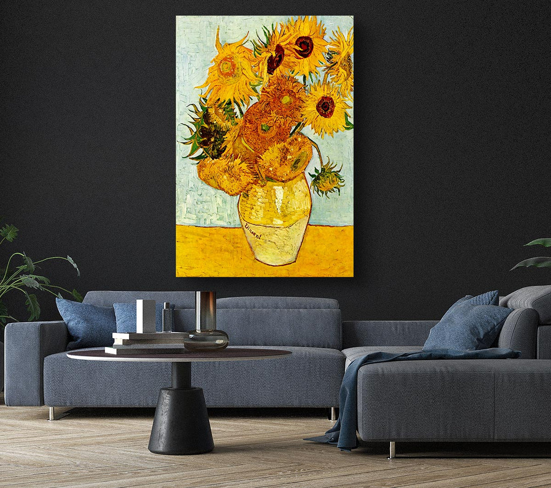  A Canvas Print of Van Gogh Sunflowers Canvas Print