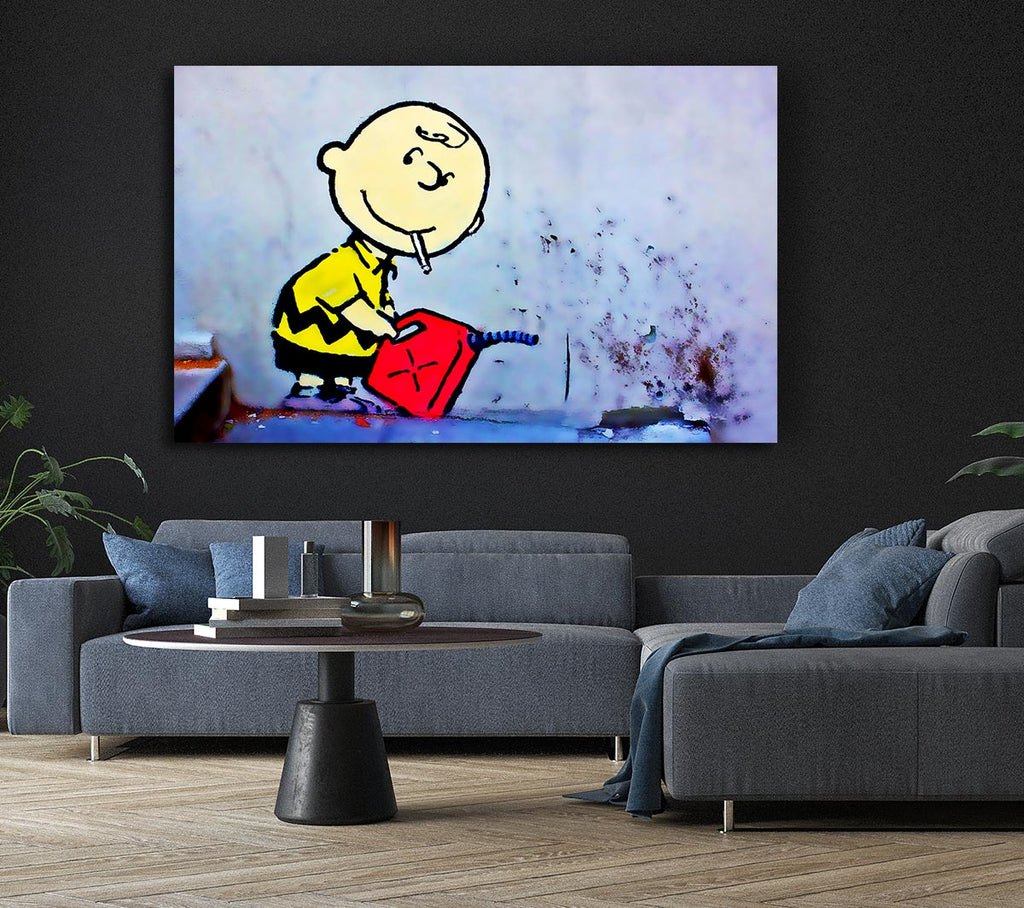 Picture of Bad Boy Charlie Canvas Print Wall Art