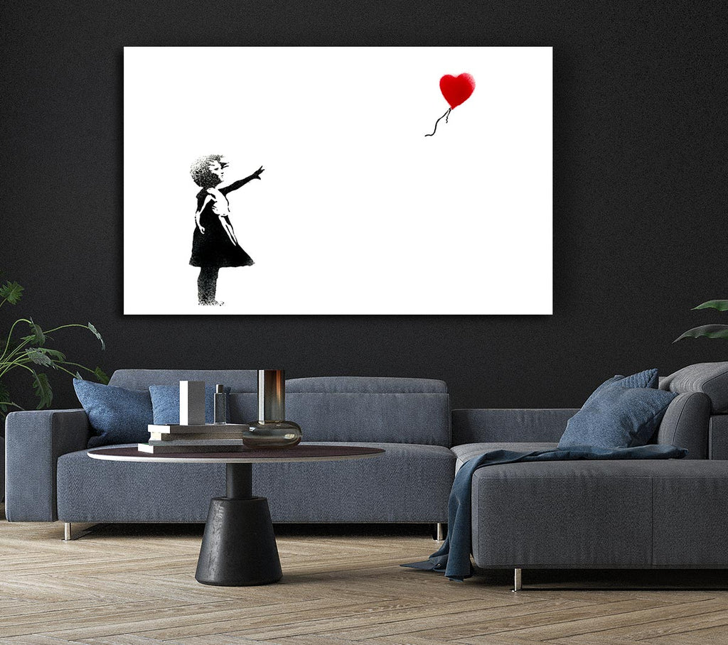 Picture of Balloon Girl Canvas Print Wall Art