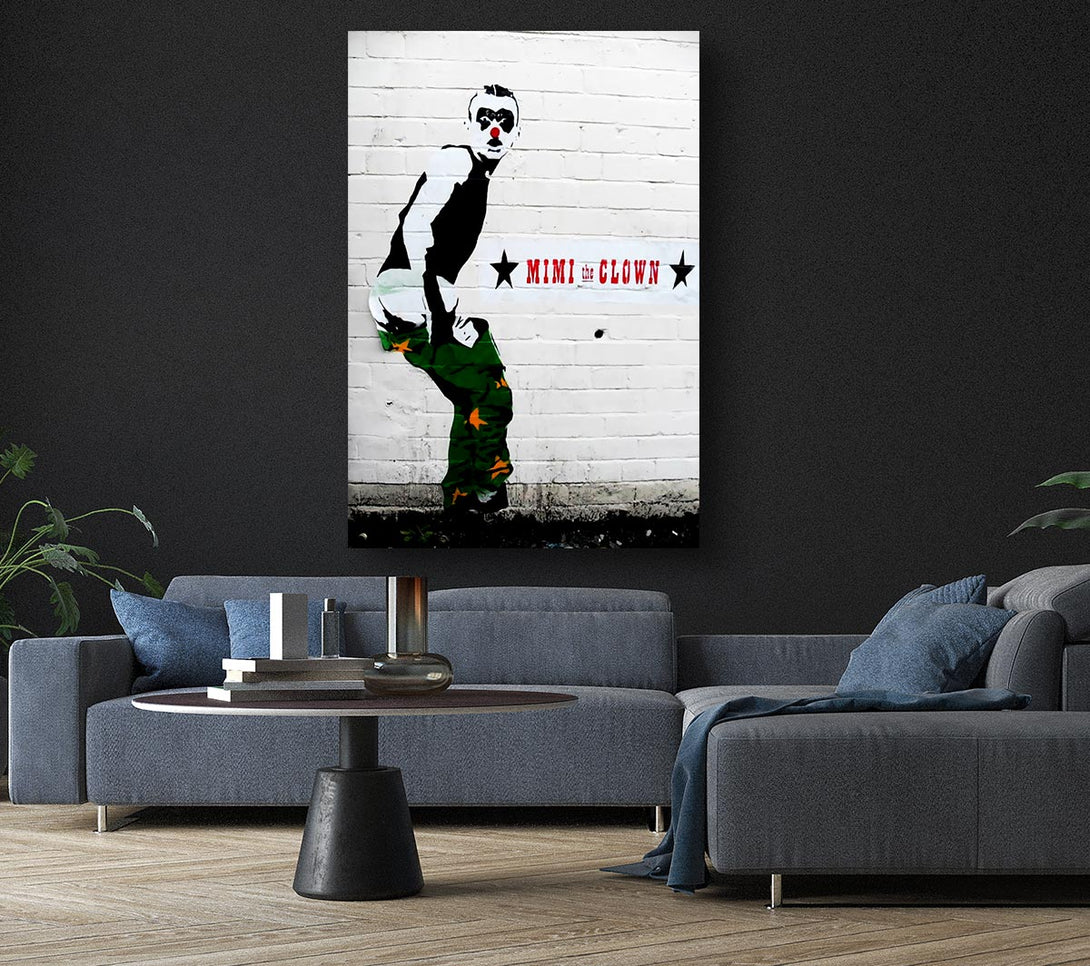 Picture of Clown Canvas Print Wall Art
