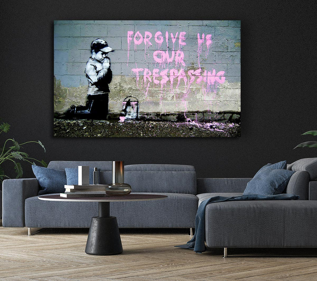 Picture of Forgive Us Our Trespassing Canvas Print Wall Art