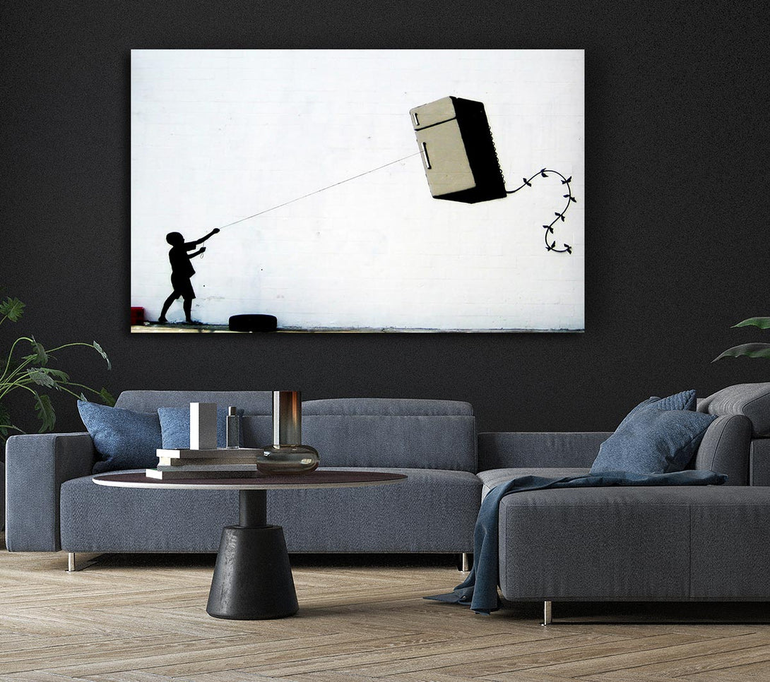 Picture of Fridge Kite Canvas Print Wall Art