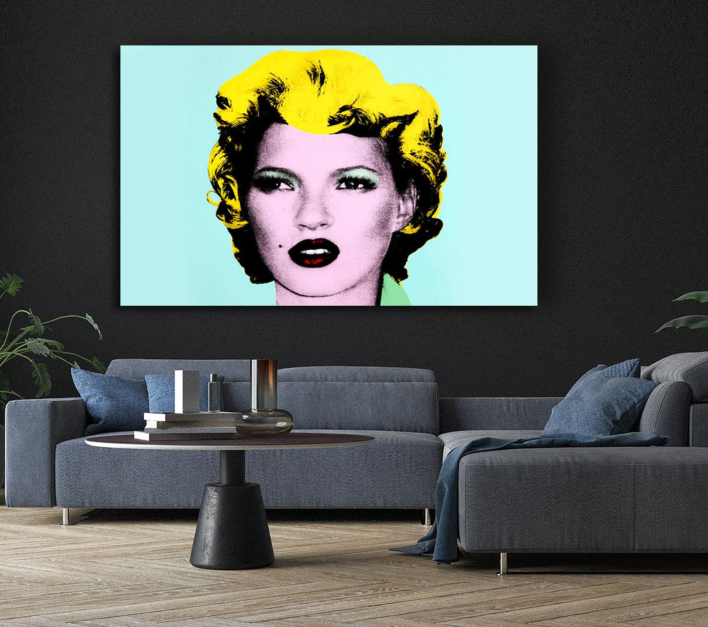 Picture of Kate Moss Canvas Print Wall Art