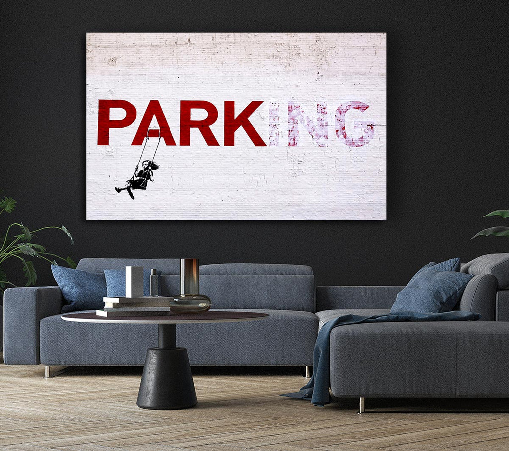 Picture of Park Or Parking Canvas Print Wall Art
