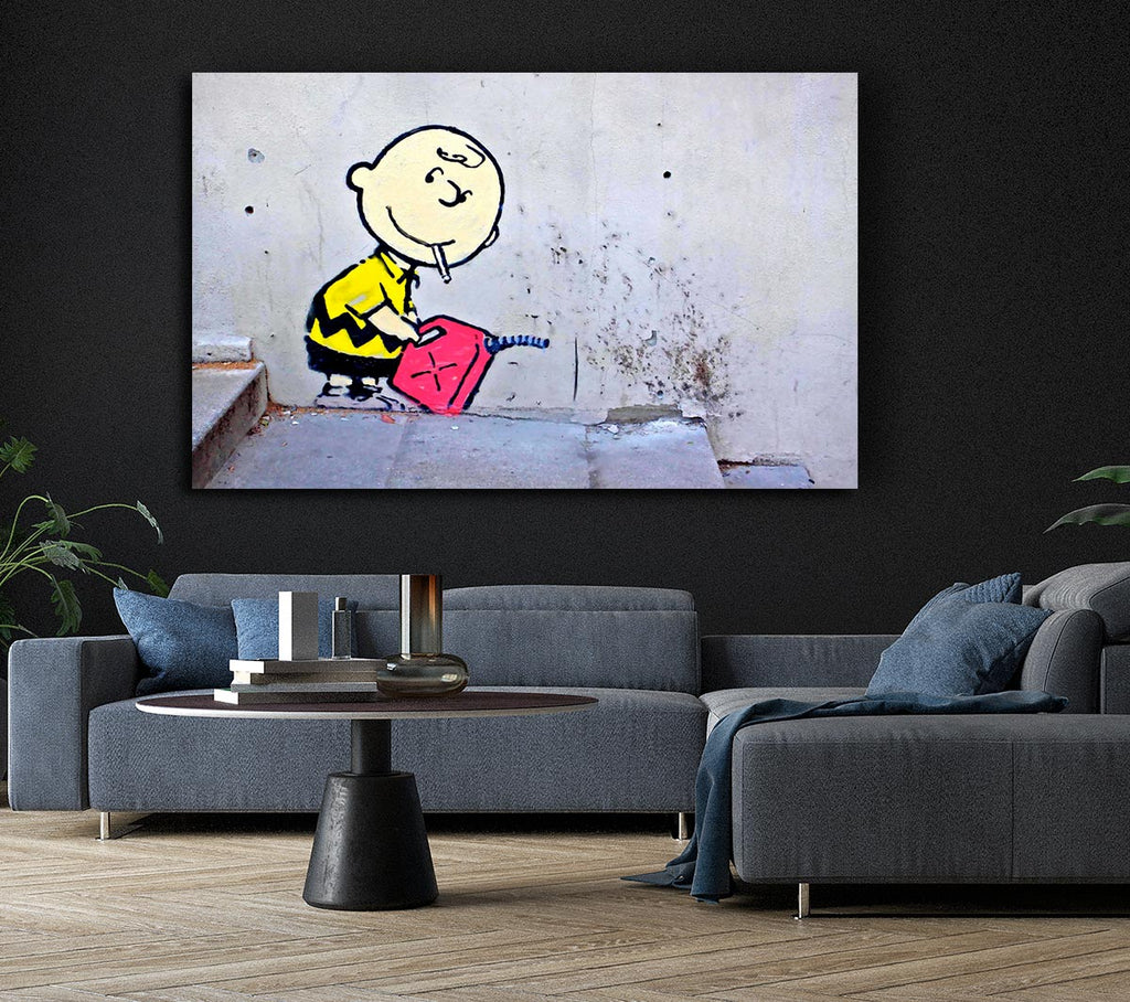 Picture of Charlie Brown Canvas Print Wall Art