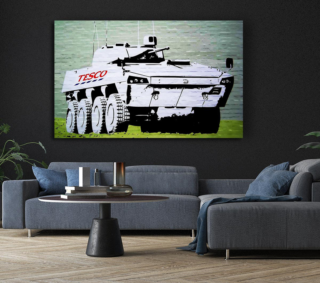 Picture of Tesco Army Canvas Print Wall Art