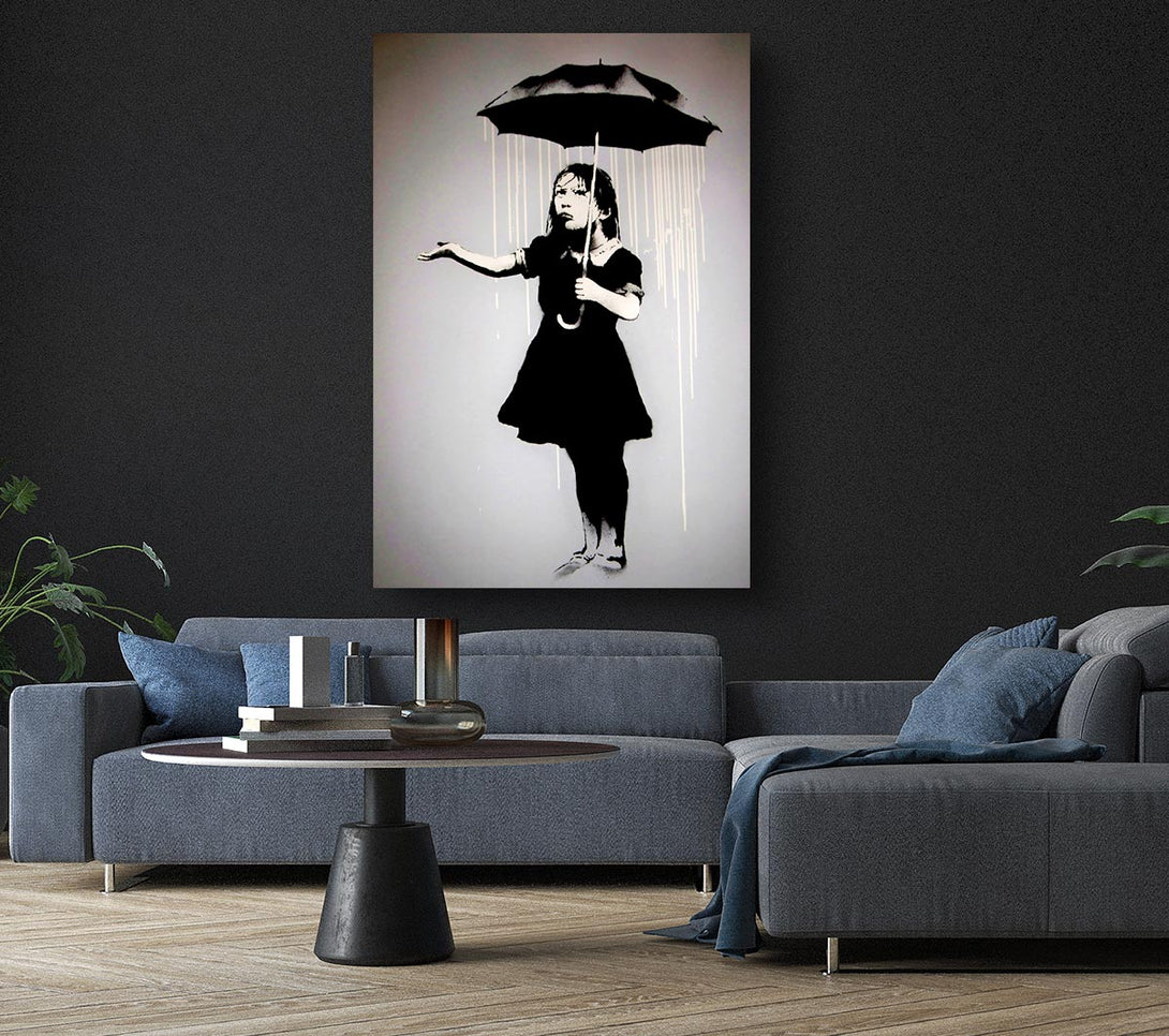 Picture of Liquid Rain Canvas Print Wall Art