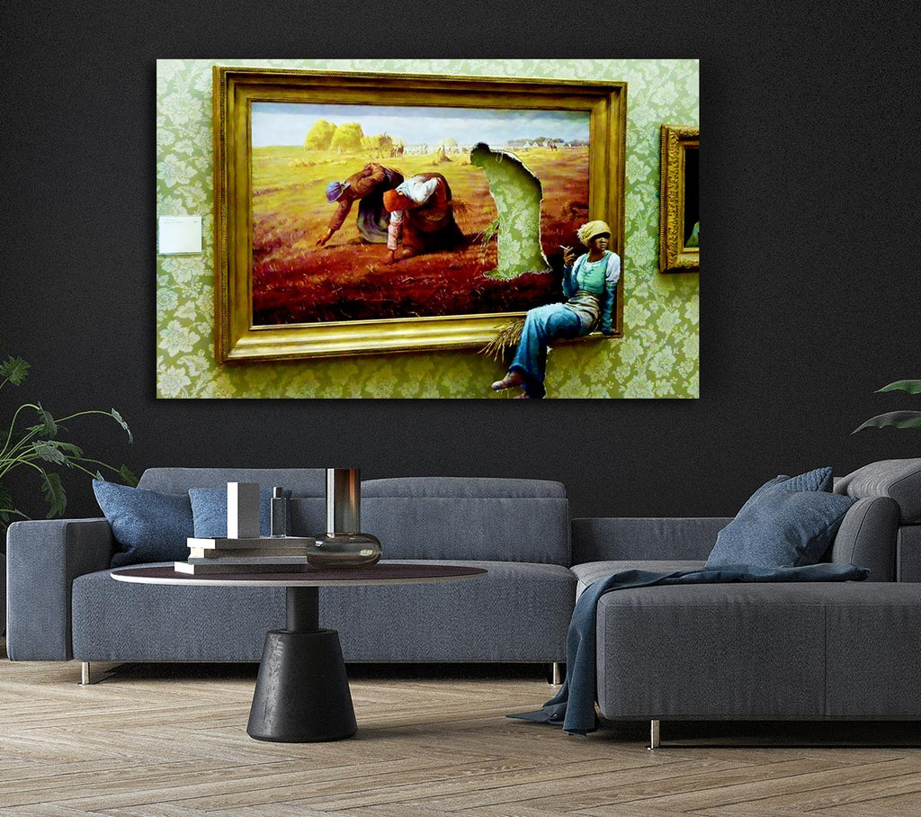 Picture of Taking A Break Canvas Print Wall Art