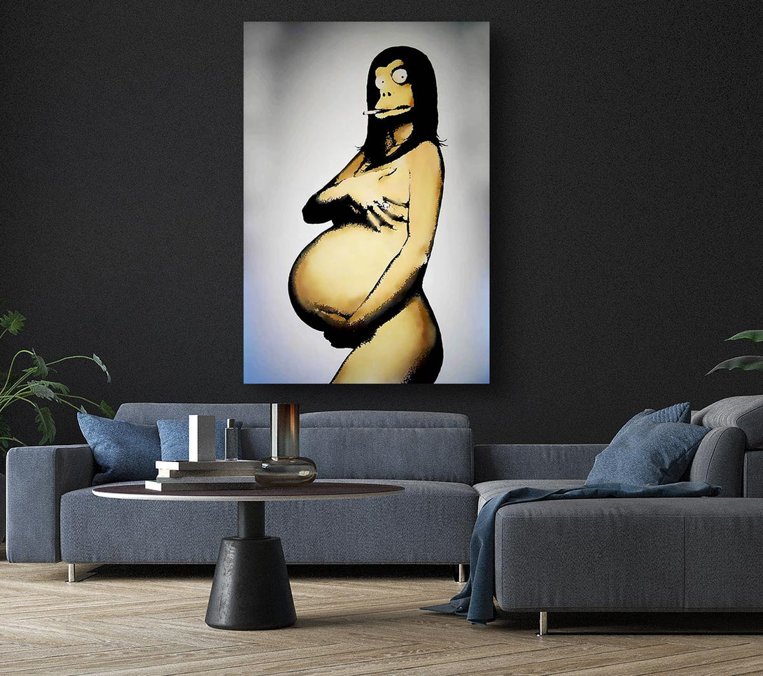 Picture of The New Age Mona Lisa Canvas Print Wall Art