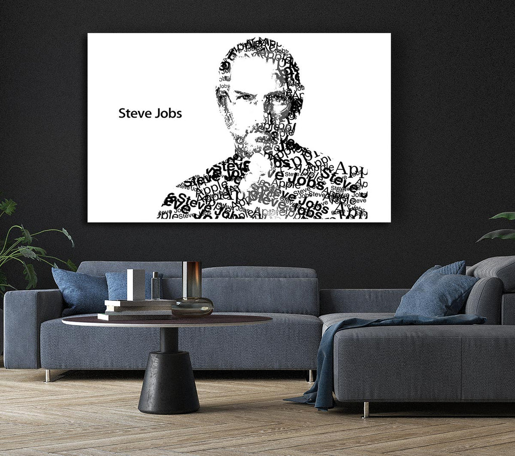 Picture of Apple Steve Jobs Canvas Print Wall Art