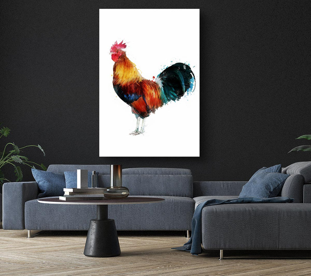 Picture of Rooster Canvas Print Wall Art
