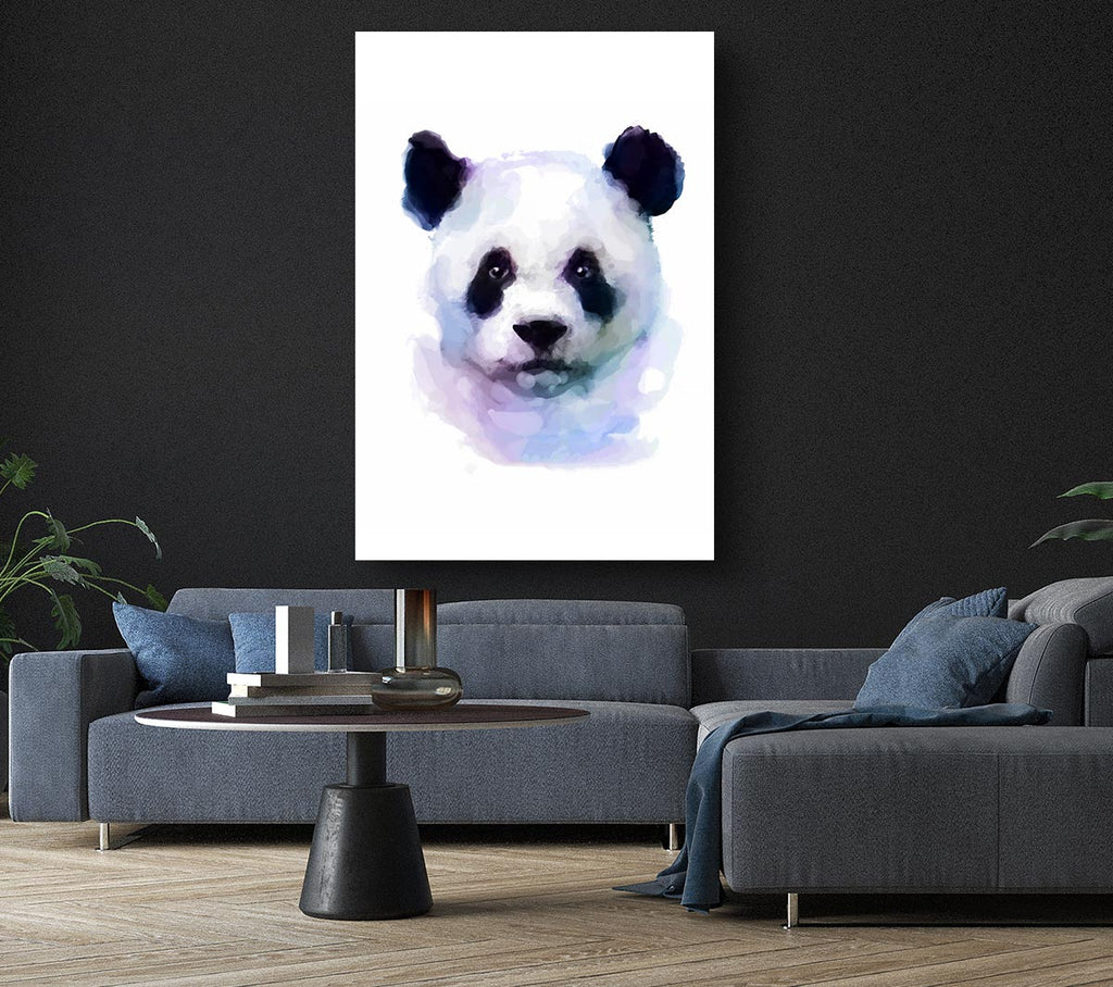 Picture of Panda Face Canvas Print Wall Art