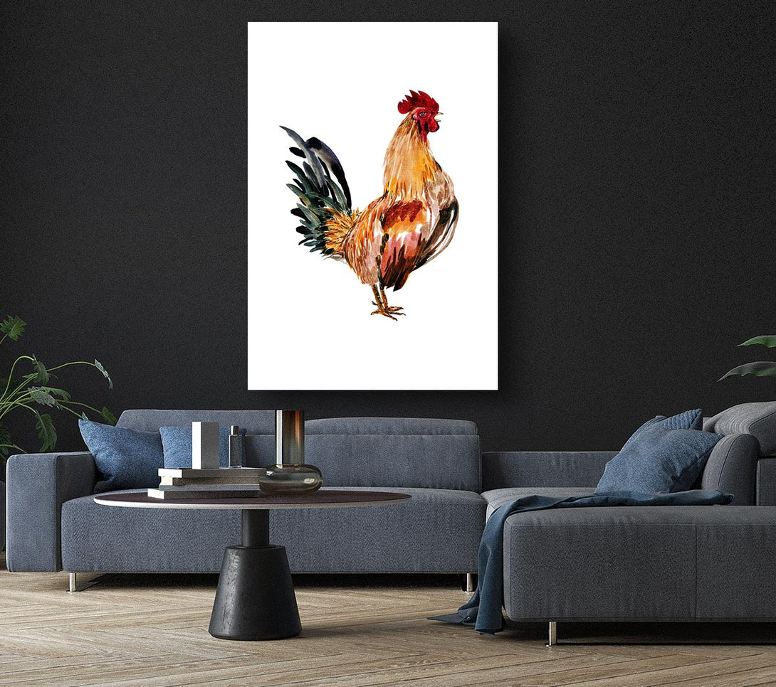  A Canvas Print of Chicken Call Canvas Print