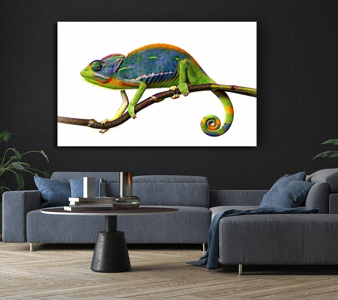  A Canvas Print of Chameleon Branch Canvas Wall Art