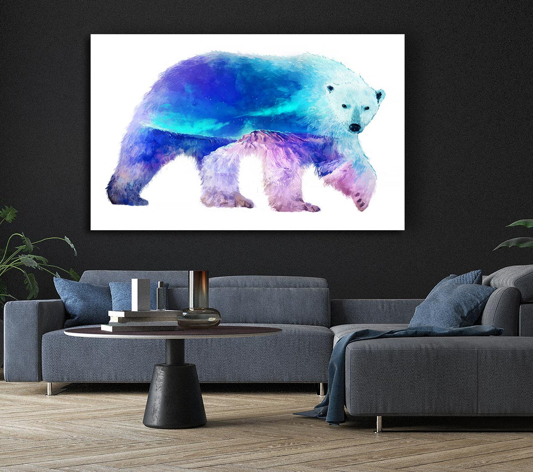  A Canvas Print of Polar Bear Glory Canvas Print