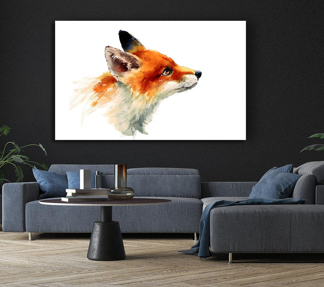  A Canvas Print of Fox Love Canvas Print