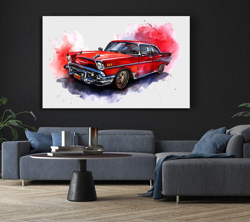 Picture of Chevrolet 1950's Classic Canvas Print Wall Art