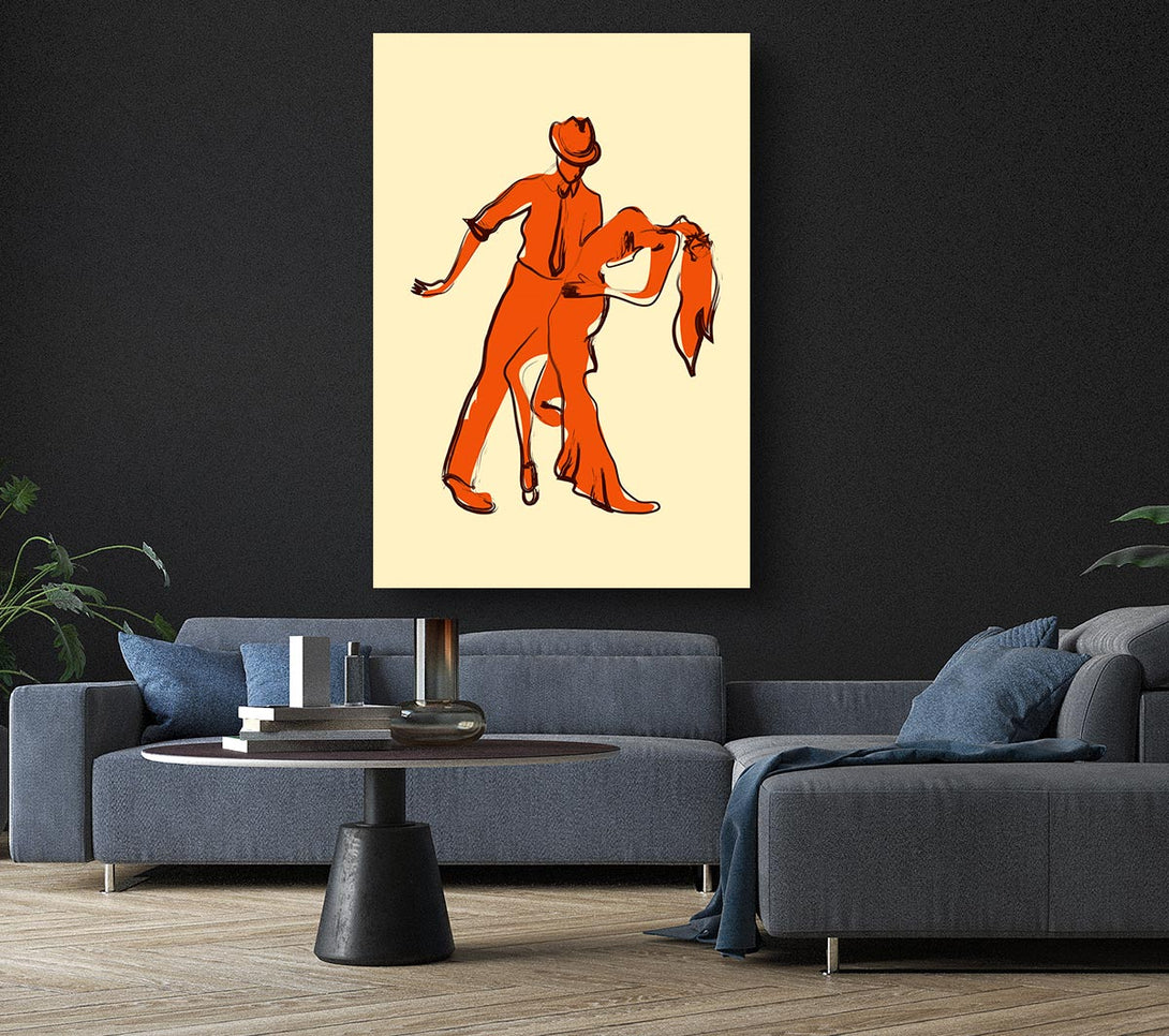  A Canvas Print of Salsa 1 Canvas Art