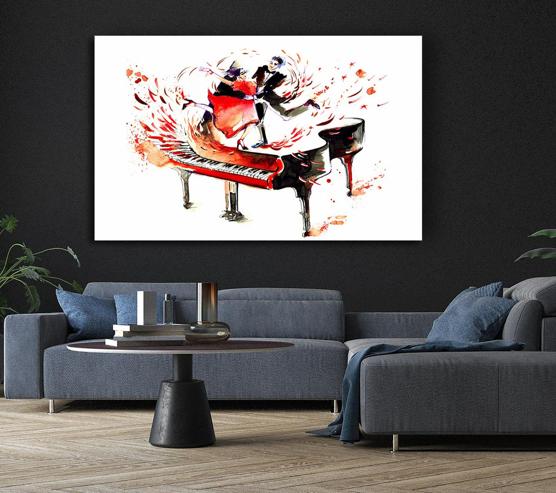  A Canvas Print of Music The Dance Of Live Canvas Art