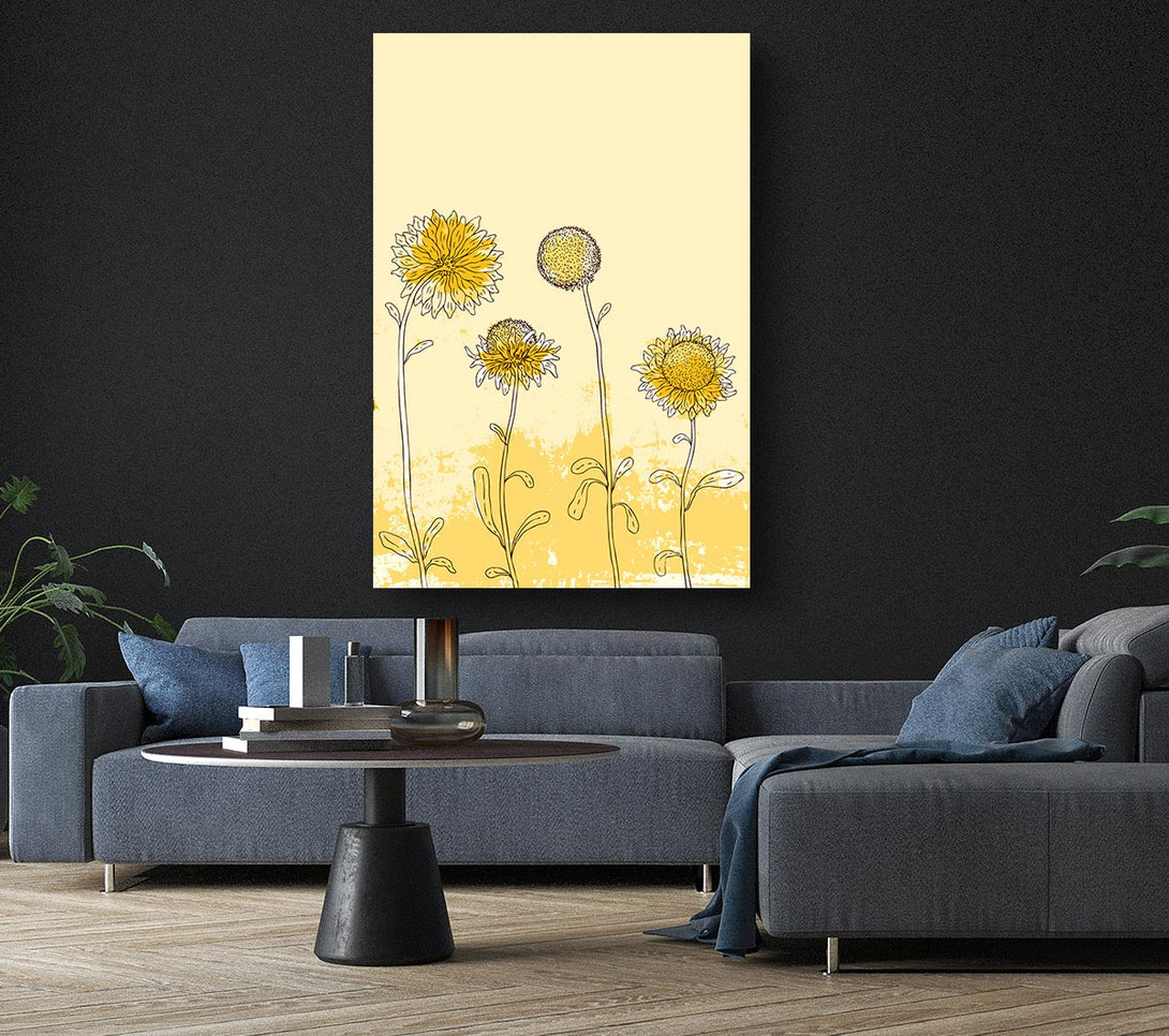 Picture of Sunflower Meadow Canvas Print Wall Art