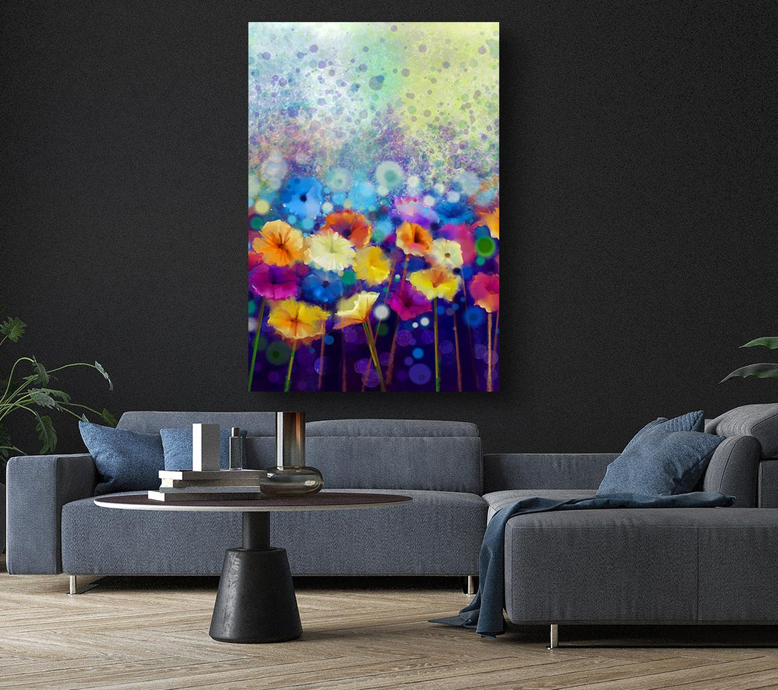 Picture of Eye Of The Petals Canvas Print Wall Art