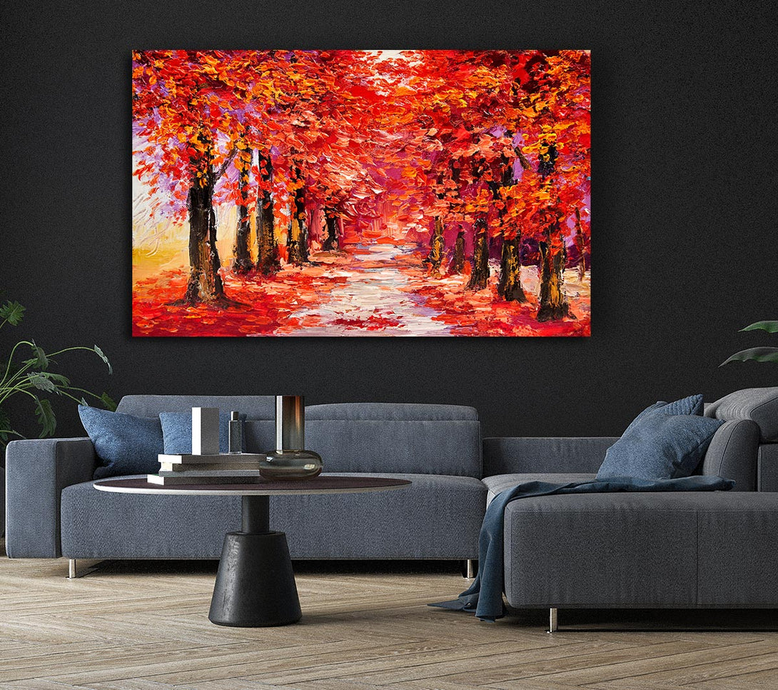 Picture of Red Delight Canvas Print Wall Art