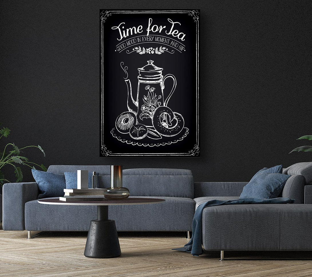 Picture of Time For Tea 1 Canvas Print Wall Art
