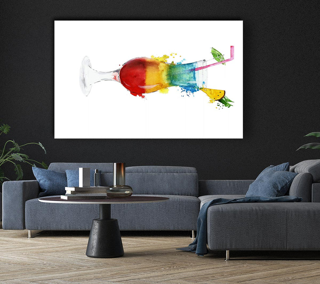  A Canvas Print of Jelly Baby Cocktail Canvas Art
