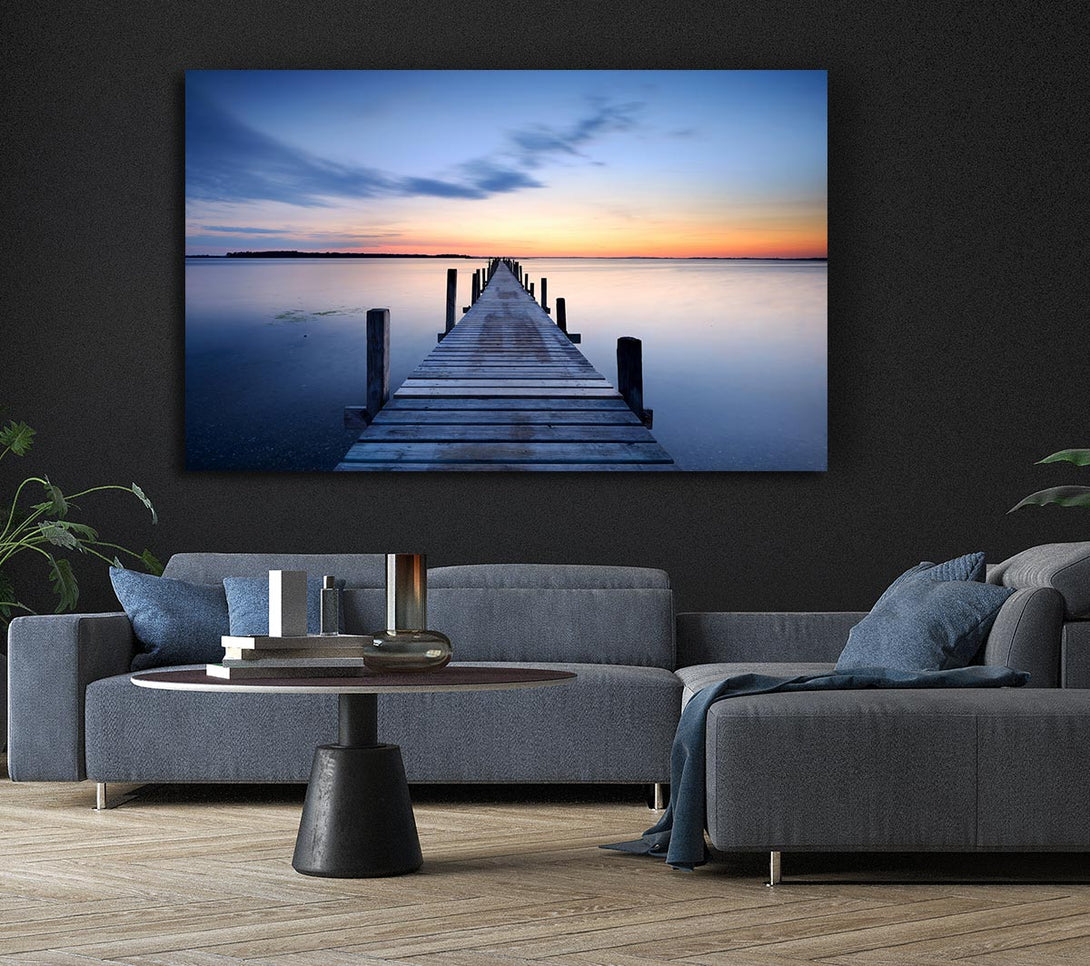 Picture of Blue Perfection Canvas Print Wall Art