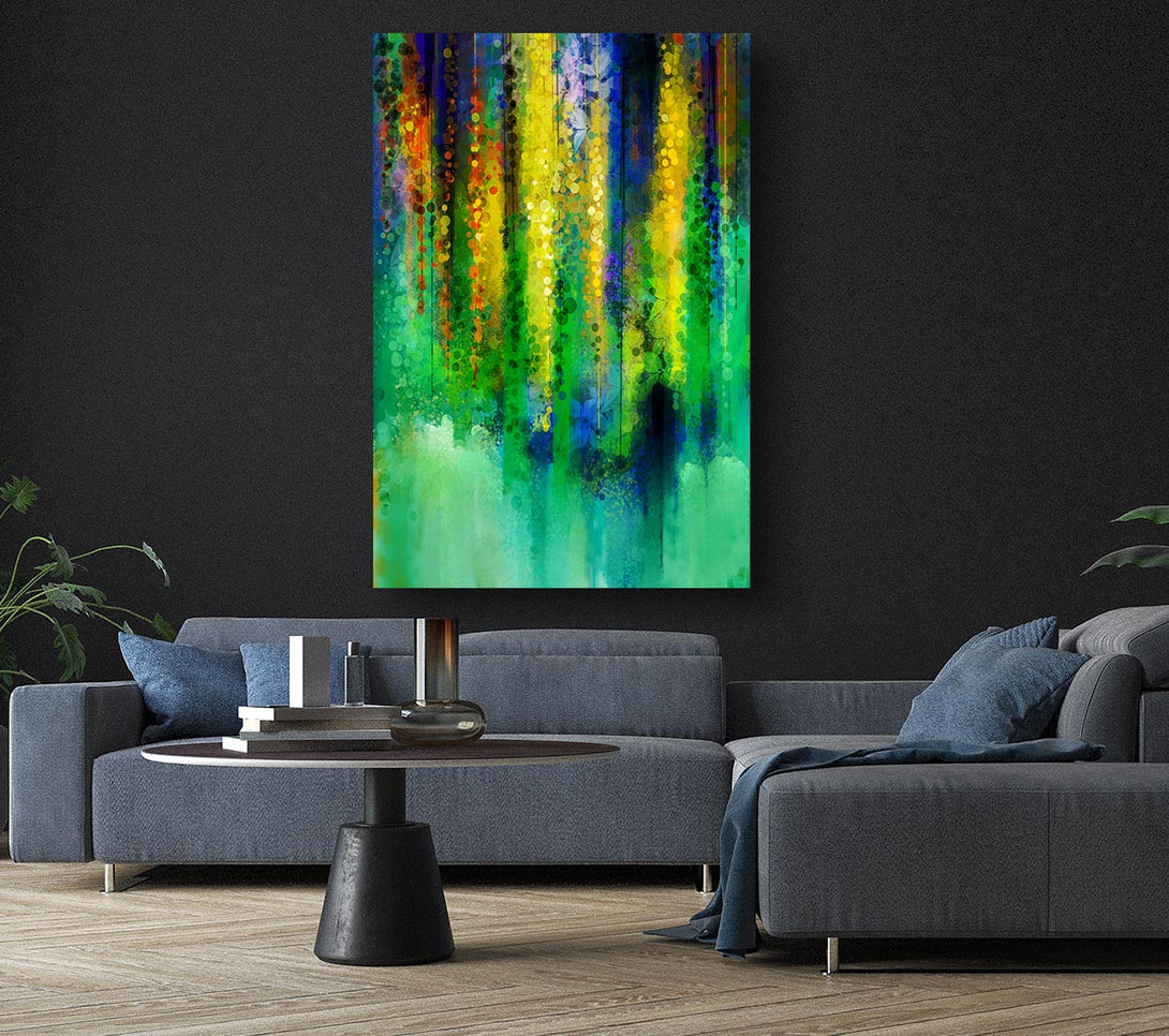 Picture of Abstract Willow Tree Canvas Print Wall Art