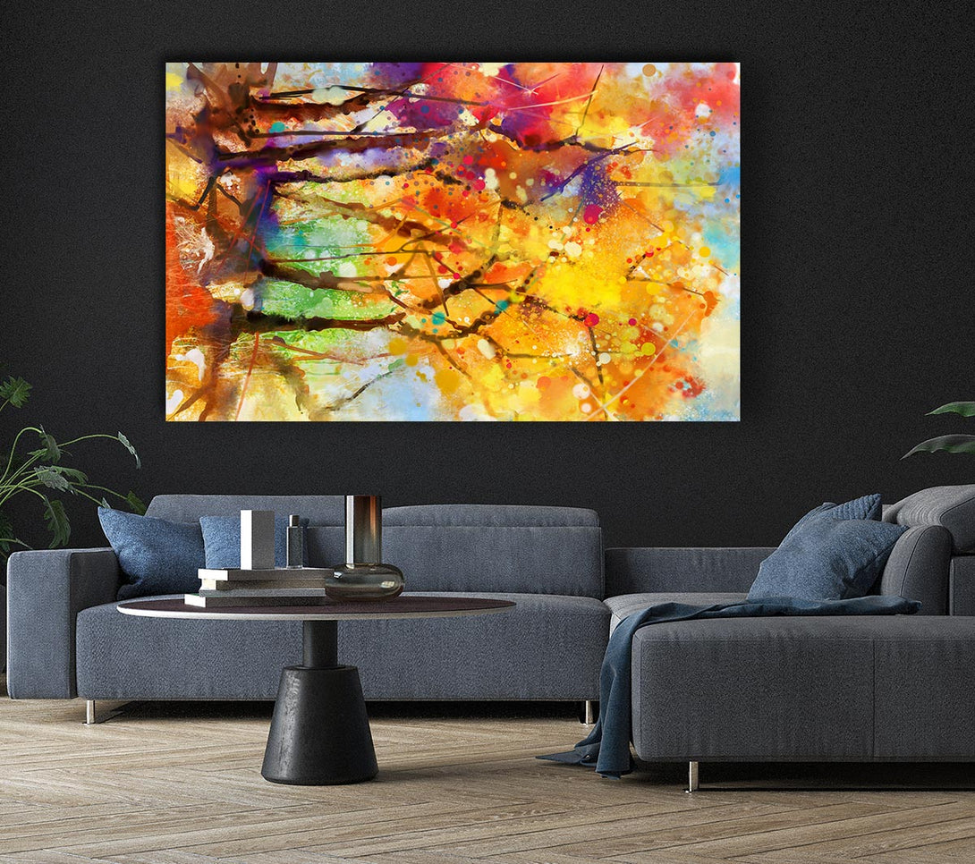 Picture of Autumn Trees 2 Canvas Print Wall Art