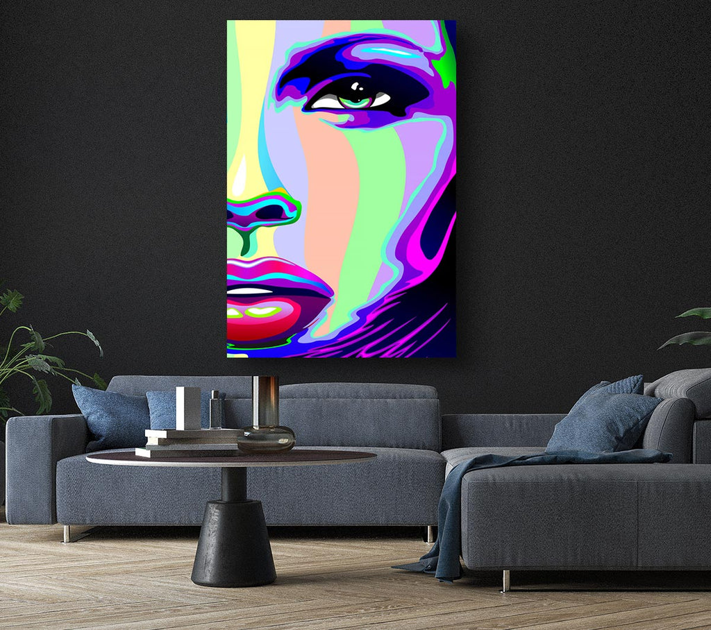 Picture of Futuristic Woman Canvas Print Wall Art