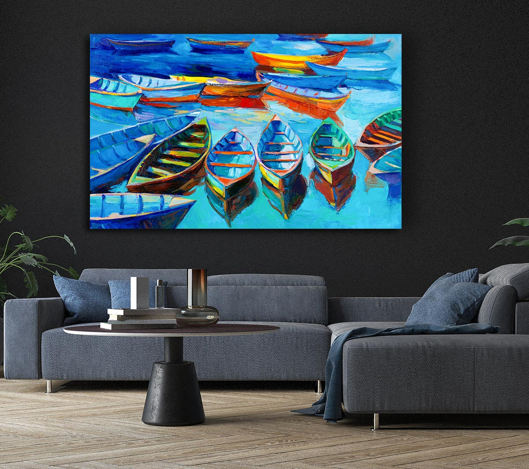 Picture of Sailboat Waters Canvas Print Wall Art
