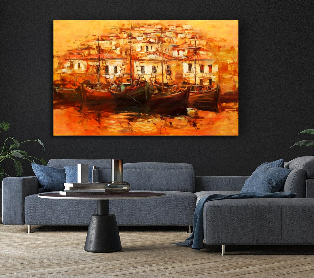  A Canvas Print of Venice Gondola 3 Canvas Print