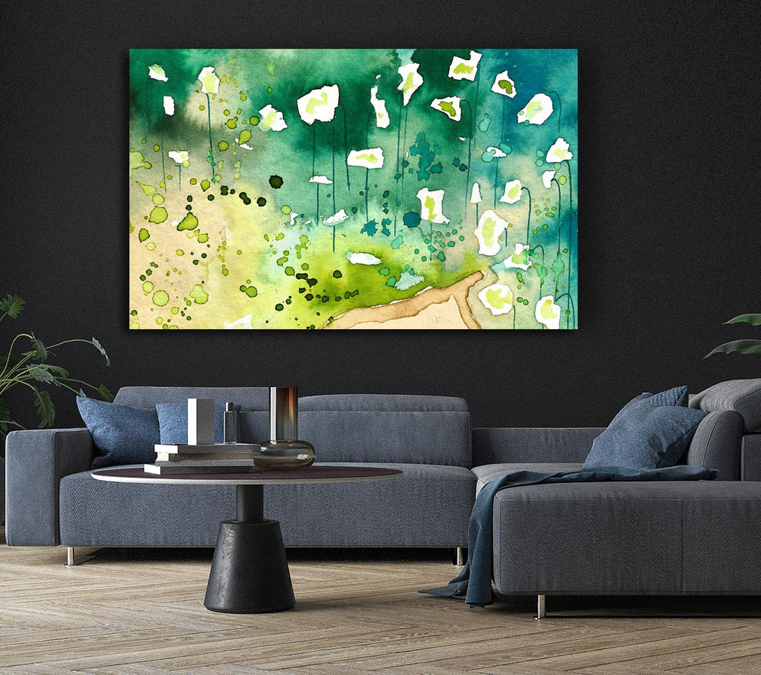 Picture of Garden Illusion Canvas Print Wall Art