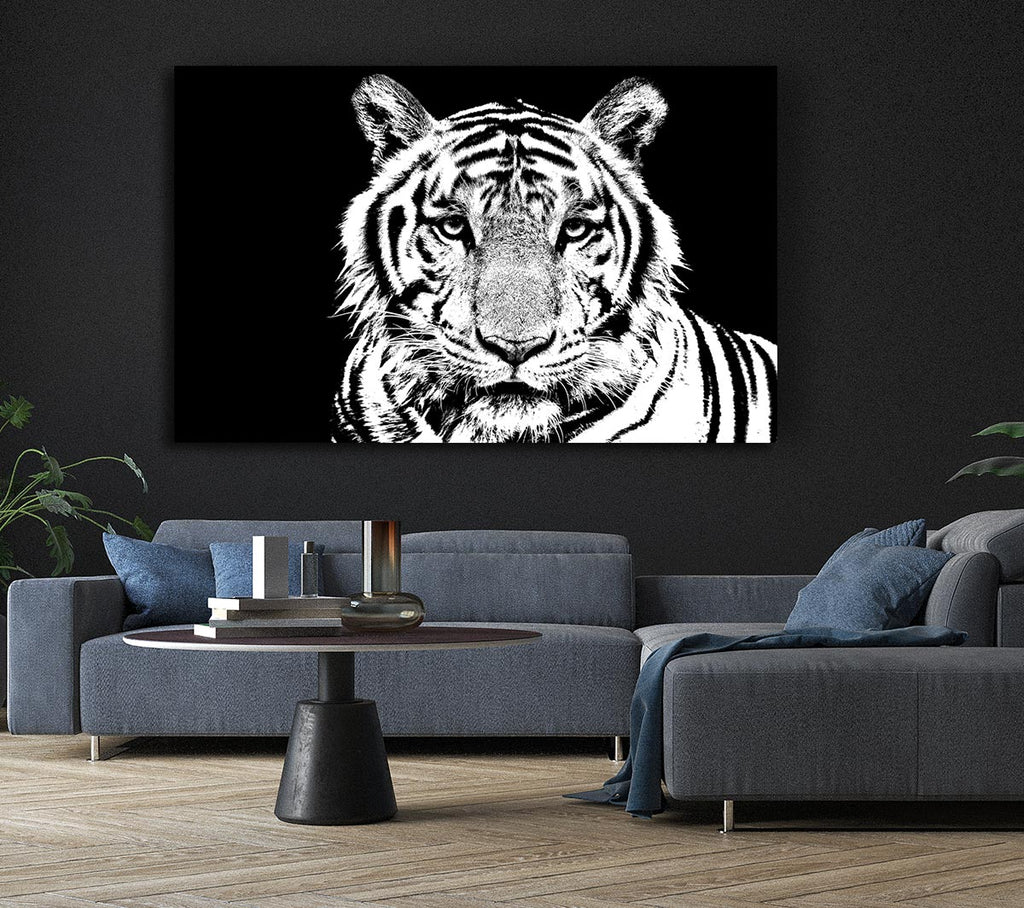 Picture of Stunning Tiger Face Canvas Print Wall Art