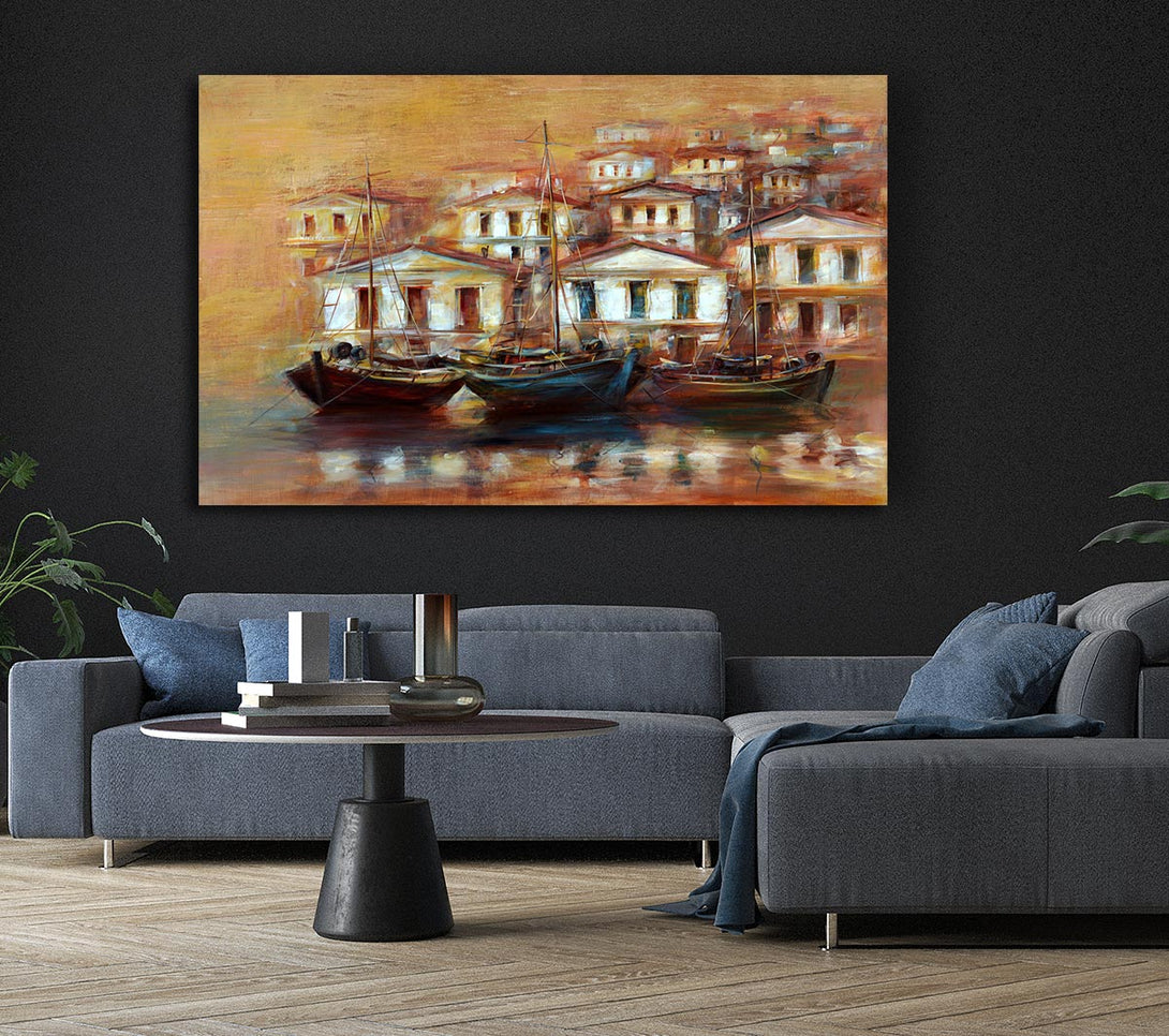  A Canvas Print of Venice Gondola 2 Canvas Wall Art
