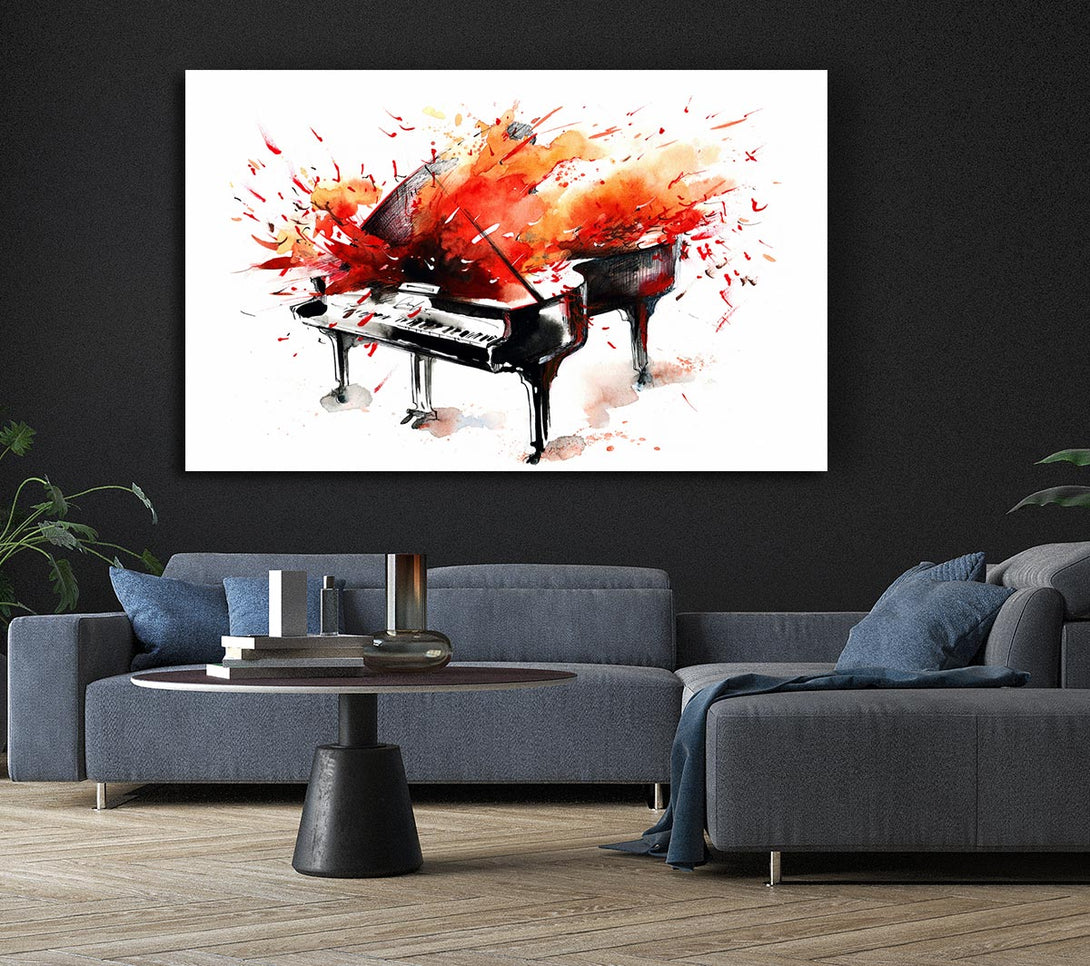 Picture of Piano Blast Canvas Print Wall Art