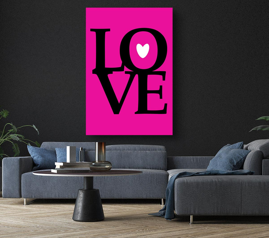 Picture of Love 2 Canvas Print Wall Art