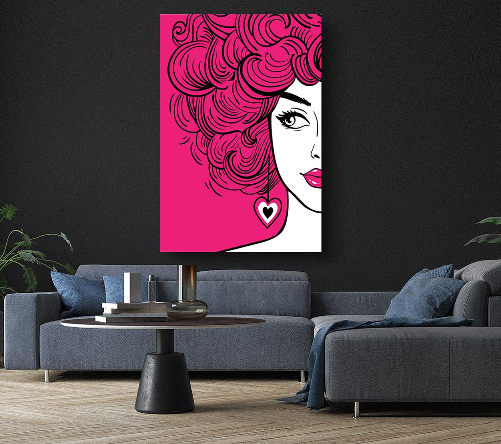 Picture of I Believe In Pink Canvas Print Wall Art