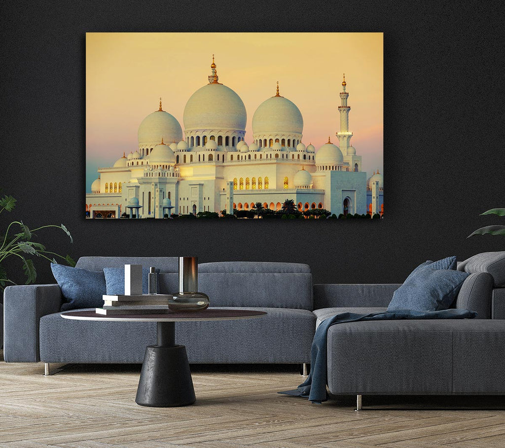 Picture of Temple Palace Canvas Print Wall Art