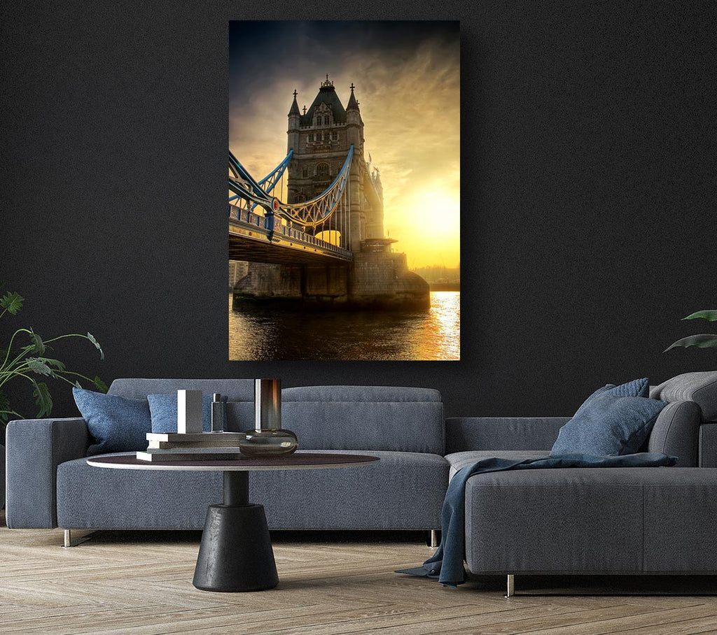 Picture of Stunning Tower Bridge Sunset Canvas Print Wall Art