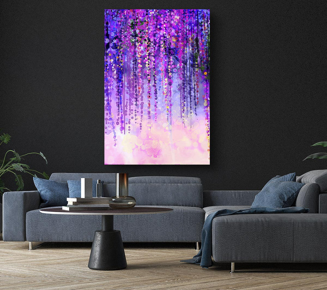 Picture of Vibrant Willow Tree Canvas Print Wall Art