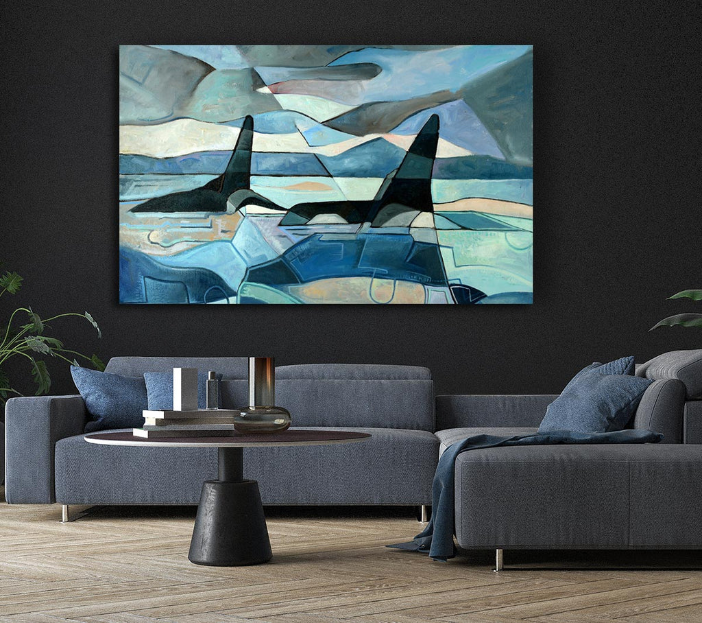 Picture of Whale Sail Canvas Print Wall Art