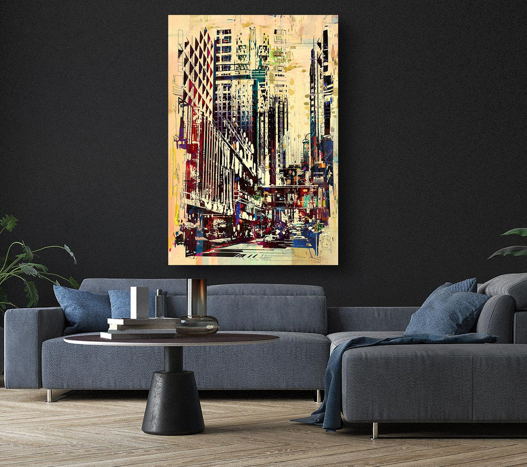 Picture of NYC Building Blocks Canvas Print Wall Art
