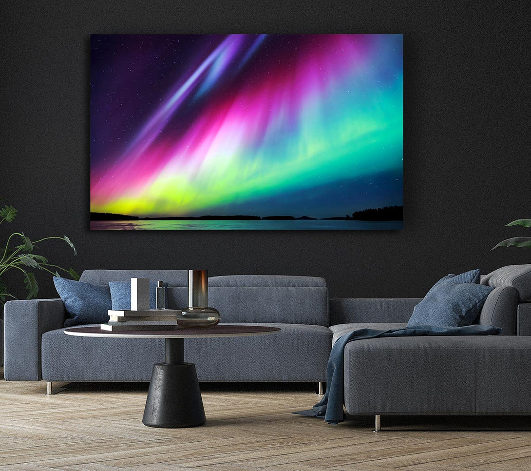 Picture of Northern Light Display Canvas Print Wall Art