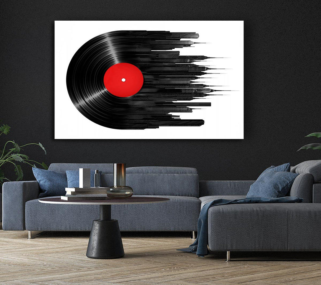  A Canvas Print of Album Music City Canvas Art