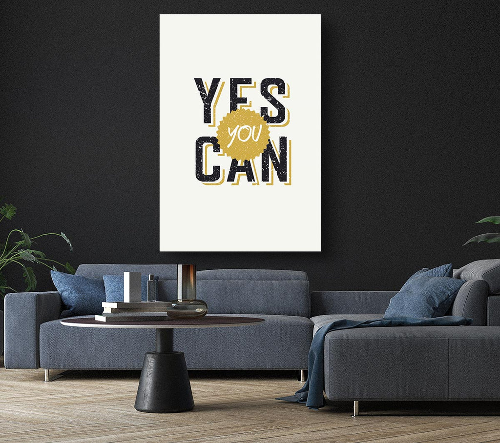 Picture of Yes You Can 2 Canvas Print Wall Art