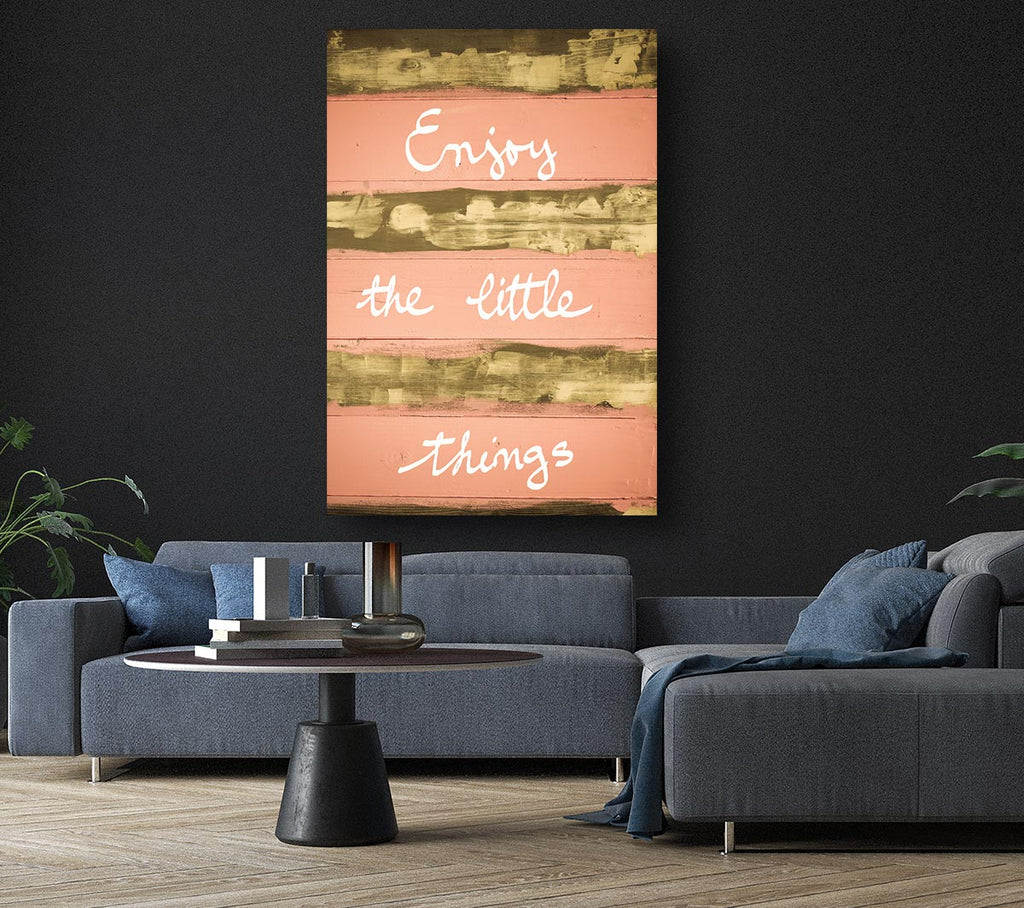 Picture of Enjoy The Little Things 3 Canvas Print Wall Art