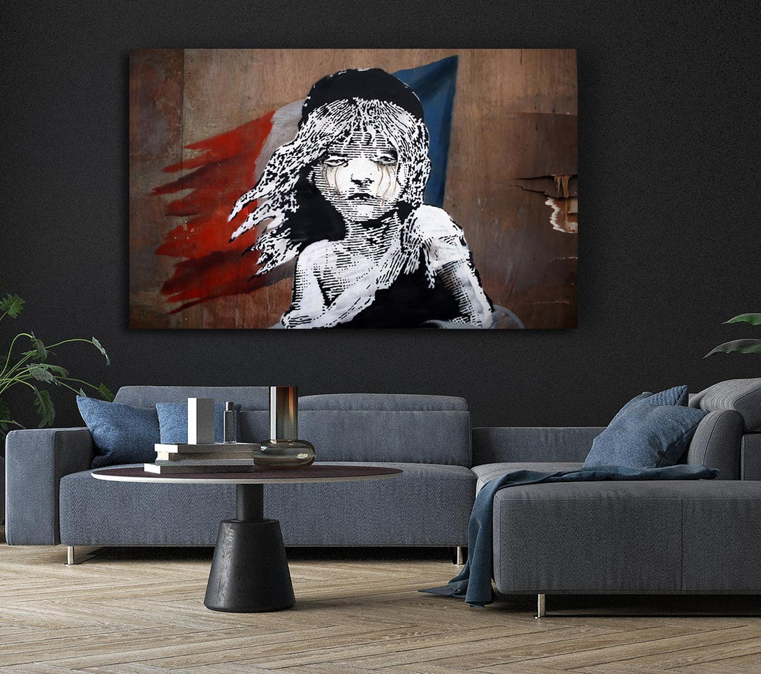  A Canvas Print of Banksy French Embay Canvas Art